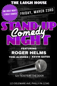 customizable design templates for comedy club postermywall comedy club flyers