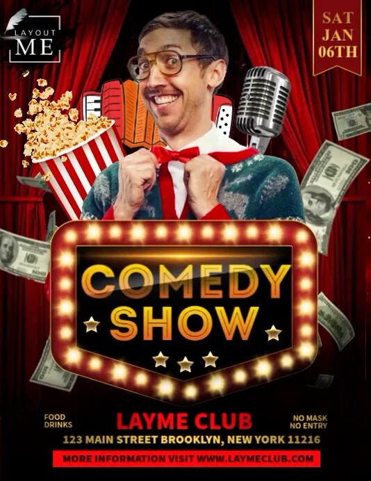 Comedy Show Instagram Template | PosterMyWall
