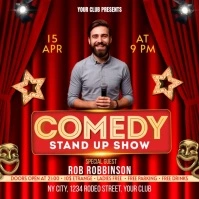 Comedy Stand Up Message Instagram template