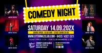 Comedy Stand up Night Show Add Event Template Anuncio de Facebook
