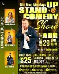 Comedy Stand Up Show Instagram Portrait template