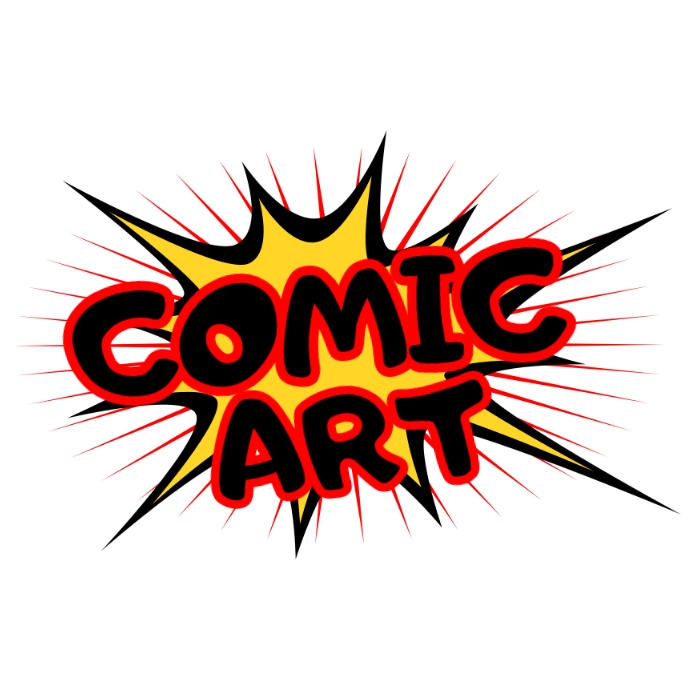COMIC ART LOGO template