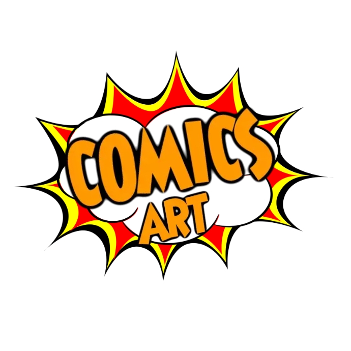 Plantilla de Blanco Comic Art Logo Logos | PosterMyWall