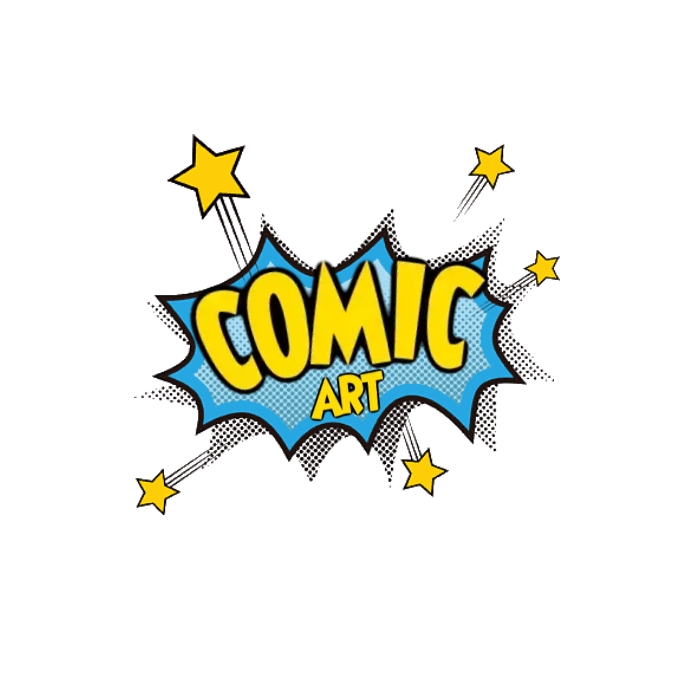COMIC ART LOGO Modelo | PosterMyWall