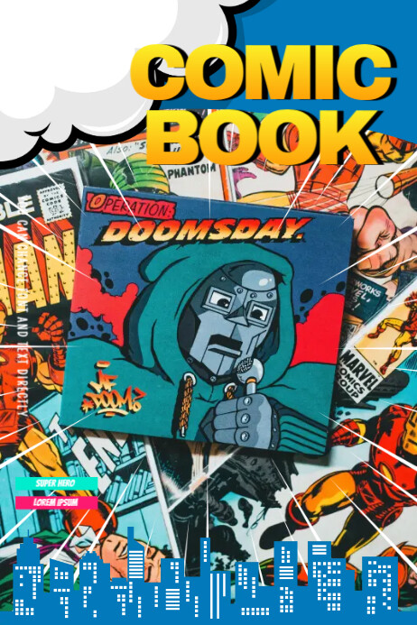 Comic Book Ads Template | PosterMyWall