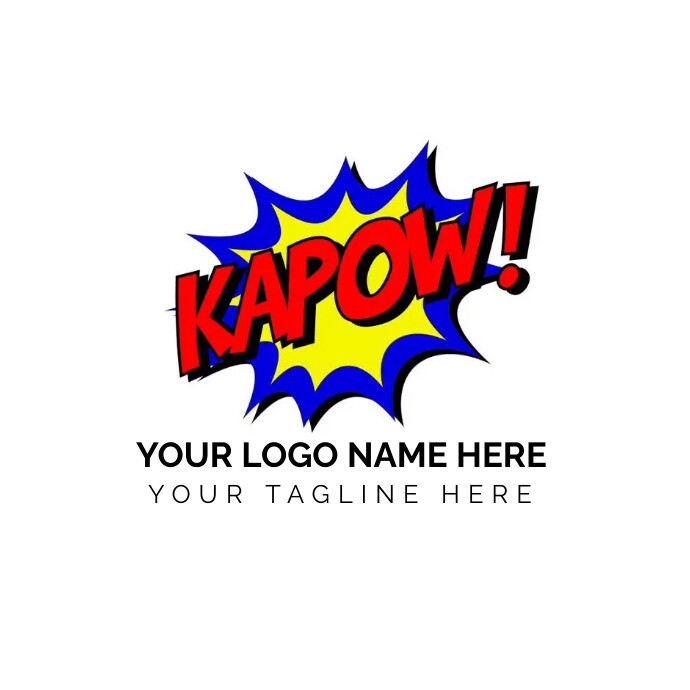 Plantilla de comic logo | PosterMyWall