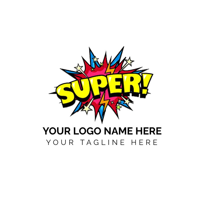 Plantilla de comic logo | PosterMyWall