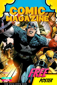 Comic Magazine Designs Comic Magazine Template | PosterMyWall