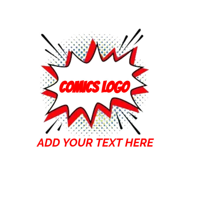 Create Comig Logo comics logo Template | PosterMyWall