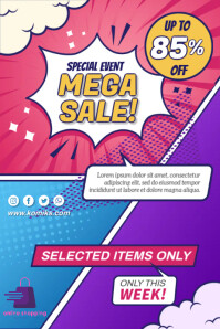 Example Comic Posters Design Free Comic Templates in Minutes | PosterMyWall