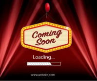 Coming Soon Announcement Rectángulo Mediano template