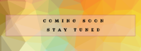 Coming soon announcement facebook cover template