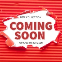 Coming Soon Announcement Poster - New Collection Reveal template