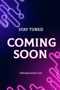 coming soon  coming soon animation  coming soon video Poster template