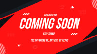 coming soon  coming soon banner  coming soon sign YouTube Thumbnail template