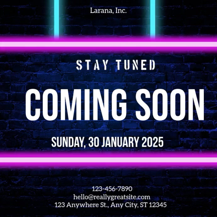 Coming soon Coming soon poster Coming soon flyer Templat | PosterMyWall