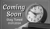 Coming Soon customisable templates Etiqueta