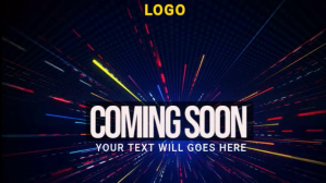 coming soon Digitalt display (16:9) template