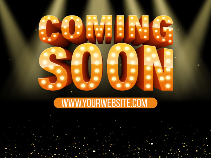 Coming soon Apresentação template