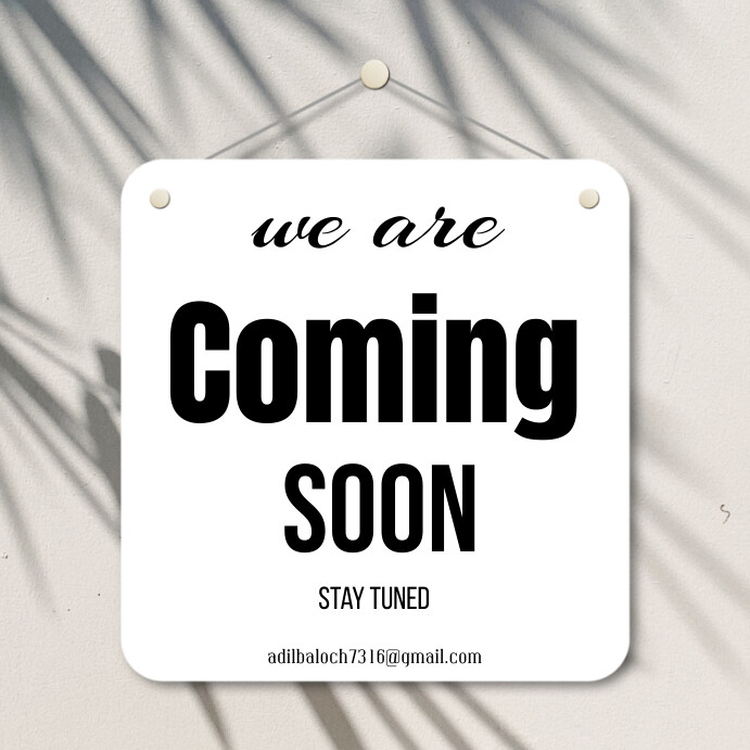 Coming soon Template | PosterMyWall