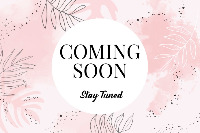 Coming Soon Affiche template