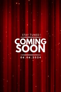 Coming Soon Poster template