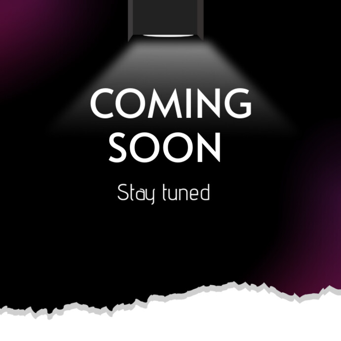 Coming soon Instagram Plasing template