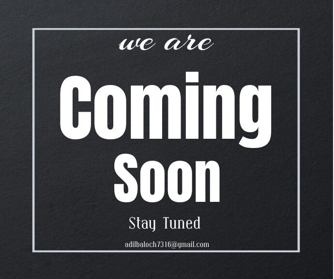 Coming soon Template | PosterMyWall