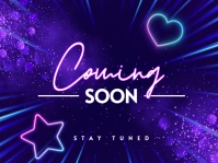 COMING SOON Rótulo de jardín template