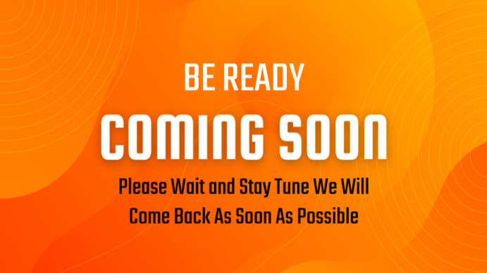 coming soon YouTube Thumbnail template
