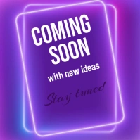 Coming soon Logo template