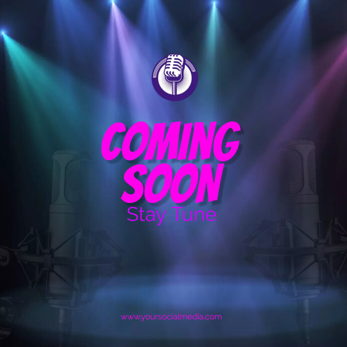 Plantilla de coming soon | PosterMyWall