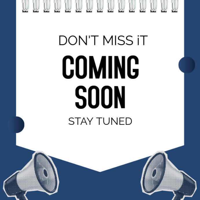 White Coming Soon Instagram Ad Template | PosterMyWall