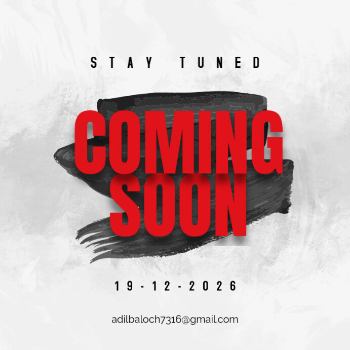 Coming soon Post Instagram template
