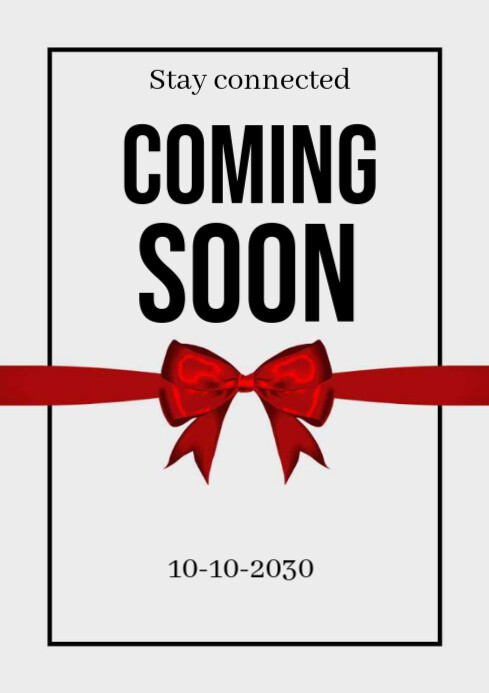 Coming soon Template | PosterMyWall