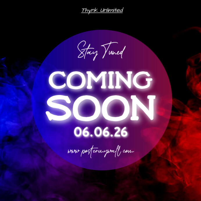 Coming Soon Template | PosterMyWall