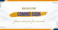 Coming soon Sampul Acara Facebook template
