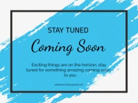 Coming soon Rótulo de jardín template