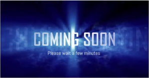 Blue Coming Soon Announcement Facebook Event Cover Template