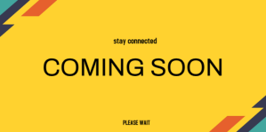 Yellow Coming Soon Announcement Eventbrite Banner Template