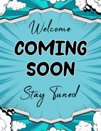 Coming soon Flyer (US Letter) template