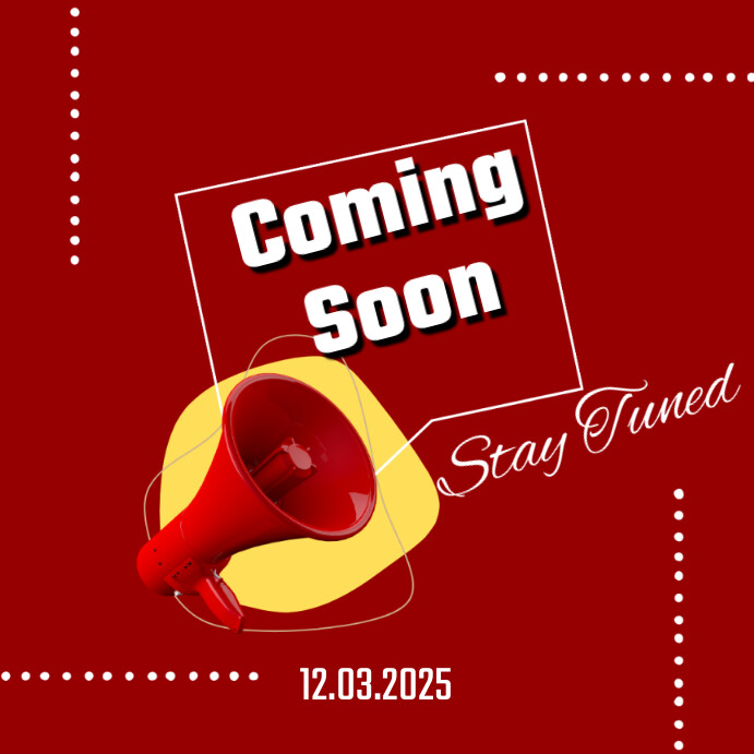 Plantilla de Coming Soon | PosterMyWall