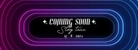 Coming soon Foto Sampul Facebook template