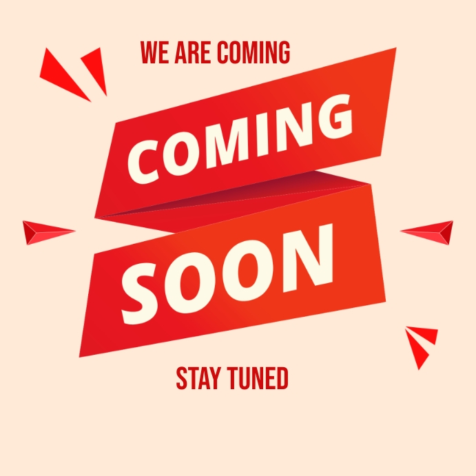 Coming soon Post Instagram template