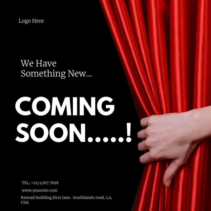 Opening Soon Templete Coming Soon Template | PosterMyWall