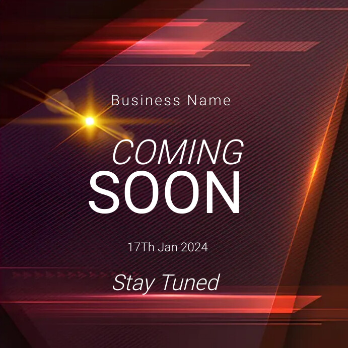 Opening Soon Templete Coming Soon Template | PosterMyWall