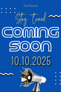 Coming Soon Poster template