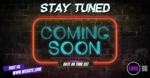 สีดำ Event Announcement Facebook Shared Image Template