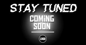 Black Coming Soon Announcement Facebook Shared Image Template