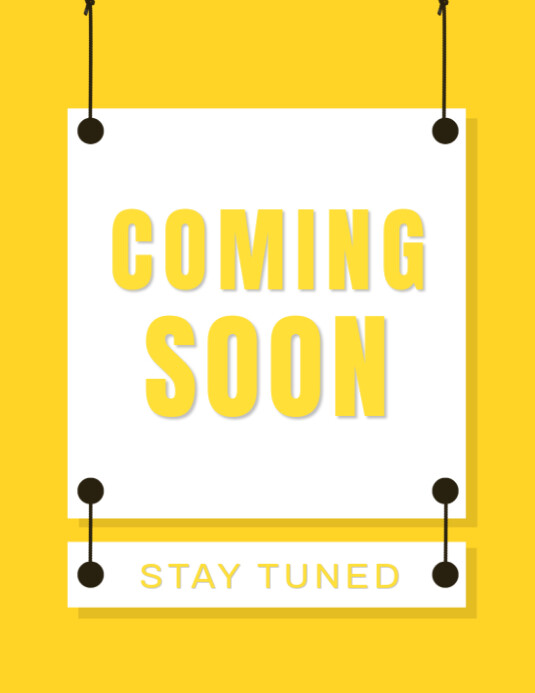 Coming Soon  Flyer 2025 Pamflet (VSA Brief) template
